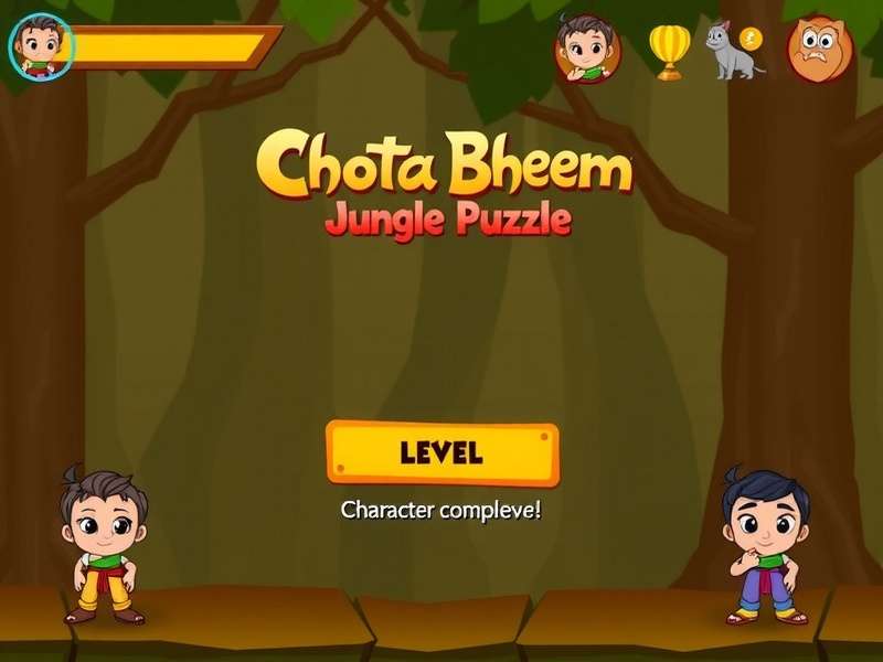 Chhota Bheem Jungle Puzzle gameplay screenshot